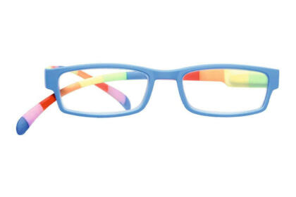 Reading glasses Klammeraffe 08 Colorful Blue front Reading glasses Klammeraffe 08 Colorful Blue Product image front