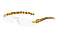 newsoptic-no25-demi-amber Reading glasses New's Optic No. 25 demi amber side Product image
