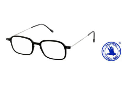 Lesebrille I Need You 5mm square schwarz seitlich