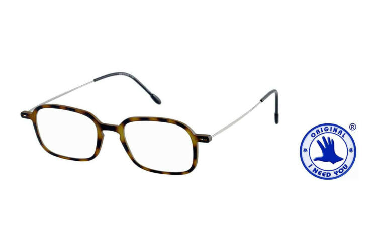Lesebrille I Need You 5mm square havanna seitlich