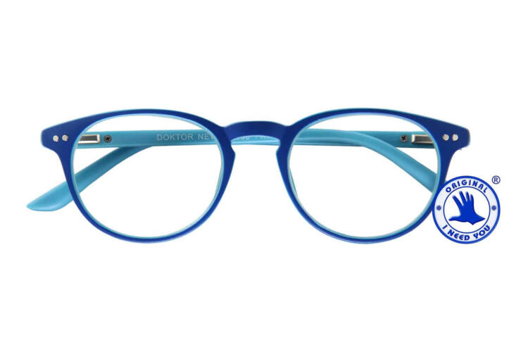 DOKTOR-New_G66000_blue-blue_front Lesebrille I Need You Doktor New blau Produktbild front