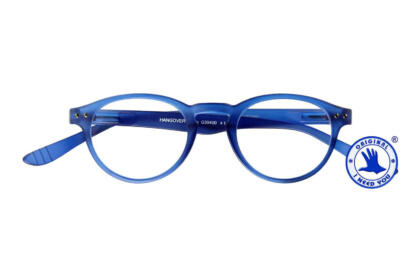 Lesebrille I Need You Hangover Panto blau frontal