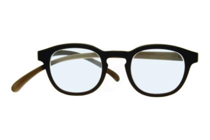 Lesebrille mit Blaulichtfilter Klammeraffe no. 14 black mud Produktbild front
