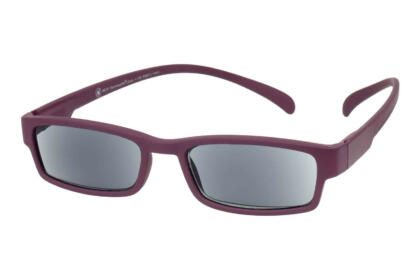 Sonnenlesebrille Klammeraffe 01 Plum offen
