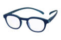Blaufilter-Lesebrille-Klammeraffe-14-offen-frontal-blue-blue Lesebrille Klammeraffe no. 14 blue Produktbild side