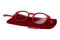 Reading glasses Klammeraffe No. 13 Small red Product image on case