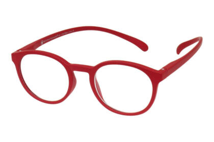 Lesebrille Klammeraffe No. 13 Small red Produktbild offen
