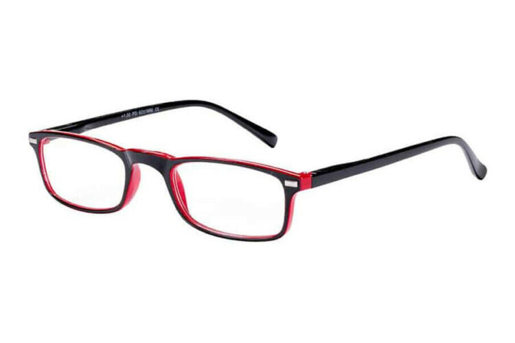 lesebrille-victoria-collection-EVELYN_6_1 Lesebrille Victoria Collection Evelyn schwarz rot seitlich