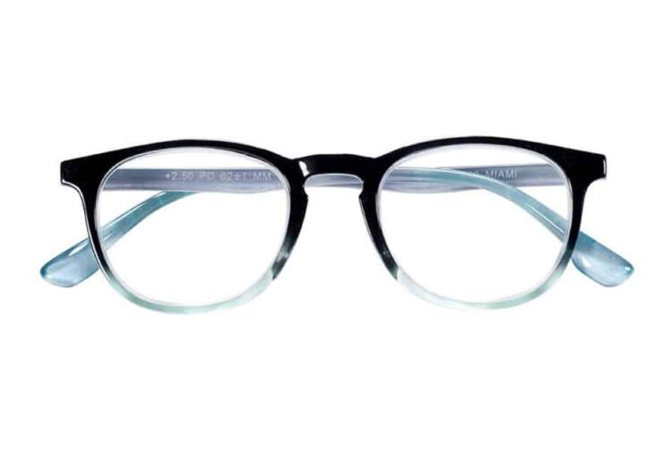 reading-glasses-victoria-collection-MIAMI_2_1 Reading glasses Victoria Collection Miami black-turquoise frontal