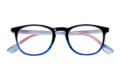 Lesebrille Victoria Collection Miami schwarz-blau frontal