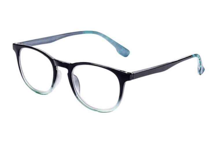 lesebrille-victoria-collection-MIAMI_6_1 Lesebrille Victoria Collection Miami schwarz-türkis seitlich