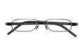 g4900-vorne Lesebrille I Need You 8mm schwarz frontal