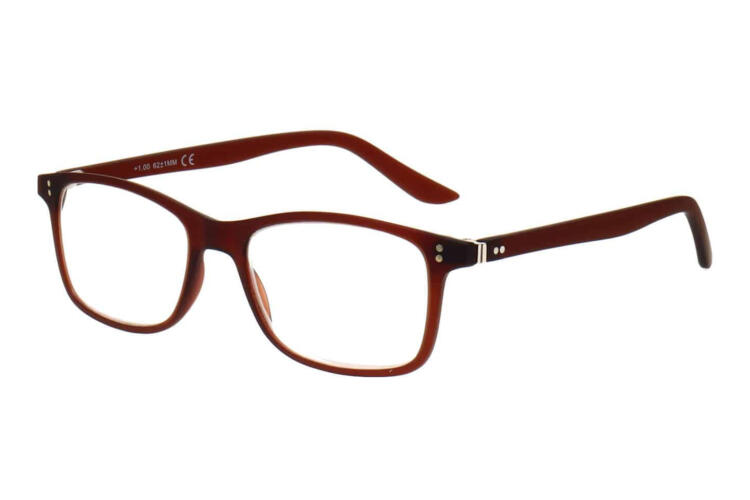 vic-messina-brown-2 Reading glasses Victoria Collection Messina brown sideways