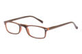 vic_evelyn_brownOrange_45_21 Reading glasses Victoria Collection Evelyn brown orange lateral