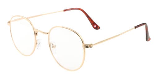 Lesebrille Montana Eyewear MR54 gold Produktbild seitlich