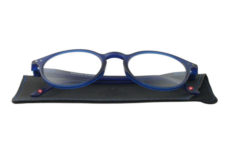 Lesebrille Montana MR65 blau auf Etui Lesebrille Montana MR65 blau auf Etui Produktbild