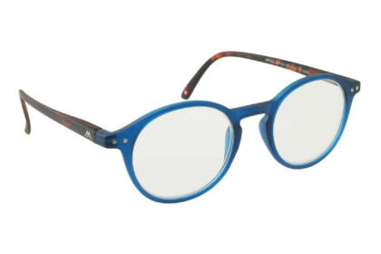 Reading glasses Montana MR65 blue havana sideways Reading glasses Montana MR65 blue havana side Product image