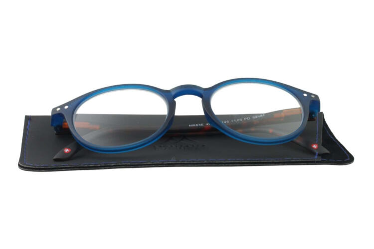 Lesebrille Montana MR65 blau havanna auf Etui Lesebrille Montana MR65 blau havanna auf Etui Produktbild