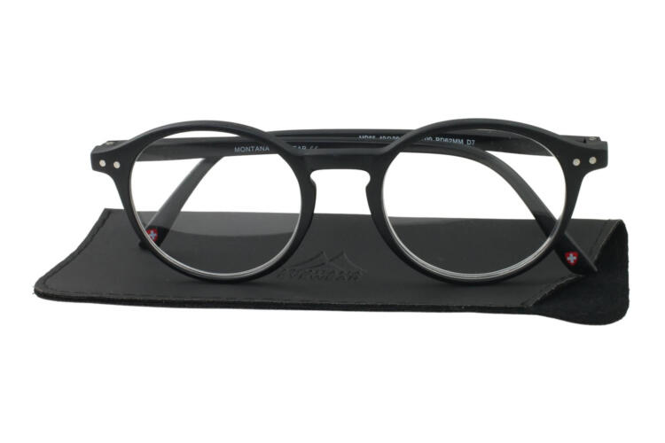 Lesebrille Montana MR65 schwarz auf Etui Lesebrille Montana MR65 schwarz auf Etui Produktbild
