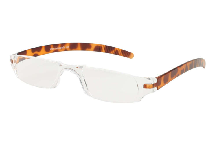 Lesebrille News Optic No. 25 demi amber seitlich Lesebrille News Optic No. 25 demi amber seitlich Produktbild