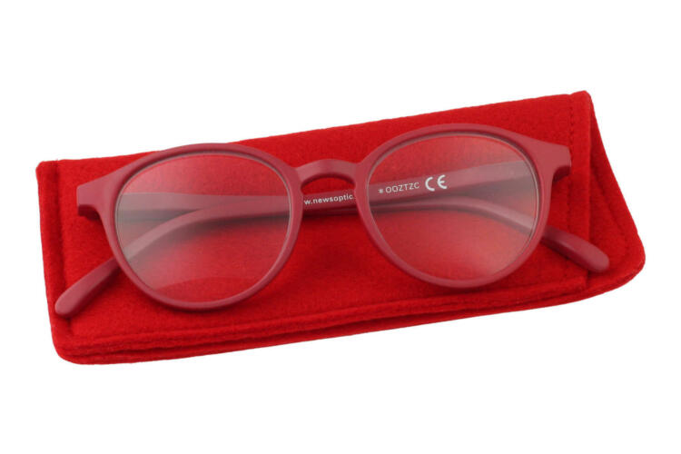 Reading glasses New's Optic No. 88 red on case Reading glasses New's Optic No. 88 red on case Product image