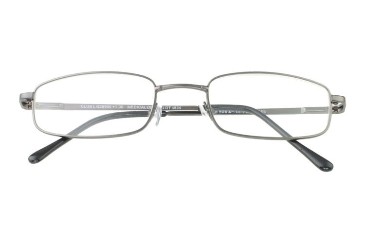 I NEED YOU reading glasses CLUB L GUN closed Club L gray