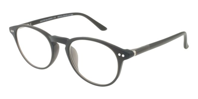 I NEED YOU Lesebrille Doktor New Anthrazit seitlich