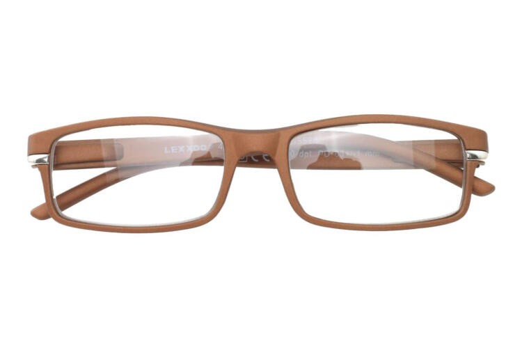 LEXXOO Lesebrille 4090B braun geschlossen LEXXOO Lesebrille 4090B braun geschlossen