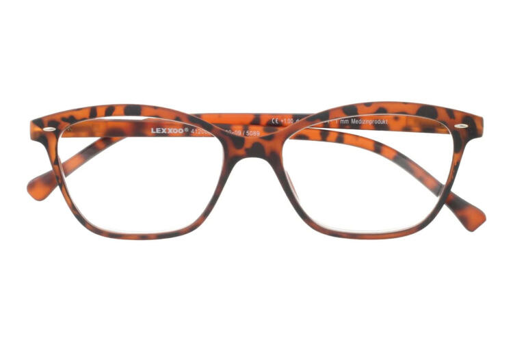 LEXXOO Reading glasses 4120A demi brown closed LEXXOO Reading glasses 4120A demi brown closed