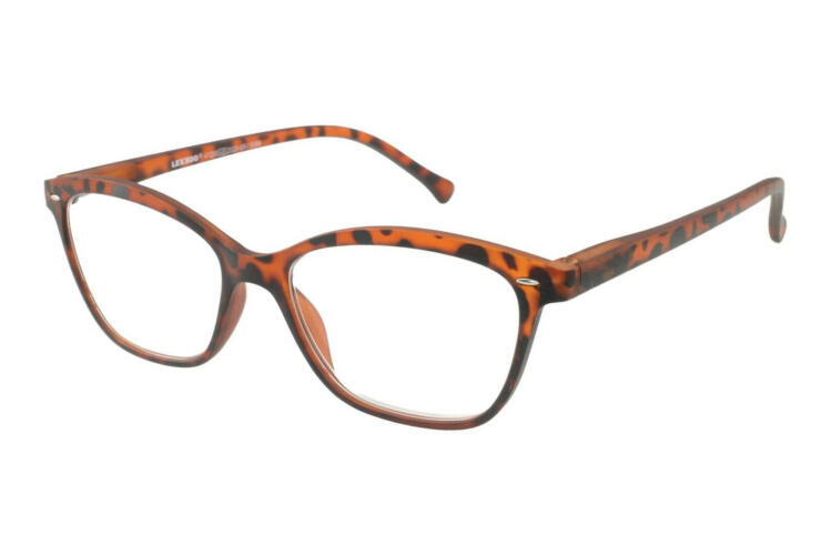 LEXXOO Reading glasses 4120A demi brown sideways LEXXOO Reading glasses 4120A demi brown sideways
