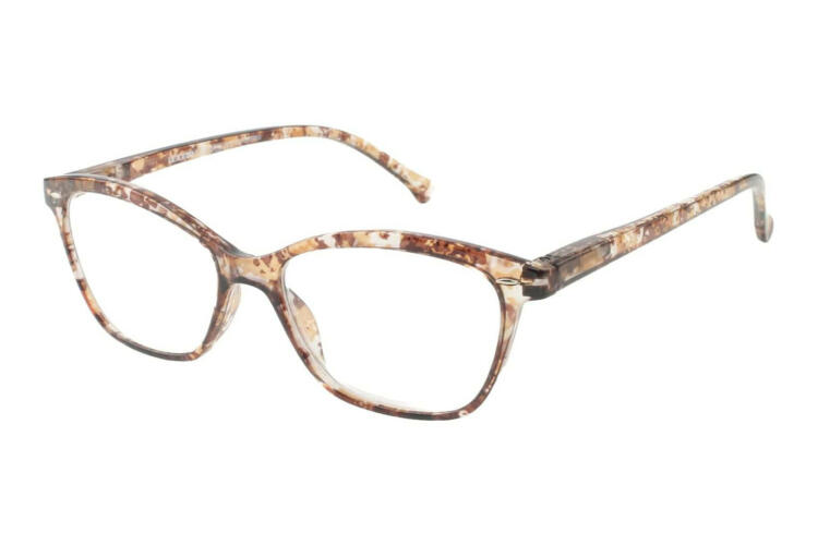 LEXXOO Lesebrille 4120A marmor beige seitlich LEXXOO Lesebrille 4120A marmor beige seitlich