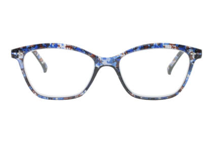 LEXXOO Lesebrille 4120A marmor blau frontal Lesebrille LEXXOO 4120A marmor blau frontal