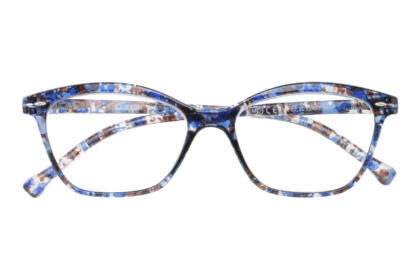 LEXXOO Reading glasses 4120A marble blue closed