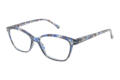 LEXXOO Reading glasses 4120A marble blue sideways LEXXOO Reading glasses 4120A marble blue sideways