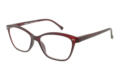 Reading glasses LEXXOO 4120A red sideways