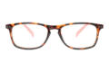 LEXXOO Lesebrille 4128B demi braun rosa frontal Lesebrille LEXXOO 4128B demi braun rosa