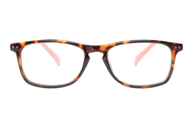 LEXXOO Lesebrille 4128B demi braun rosa frontal Lesebrille LEXXOO 4128B demi braun rosa