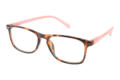 LEXXOO Lesebrille 4128B demi braun rosa seitlich LEXXOO Lesebrille 4128B demi braun rosa seitlich