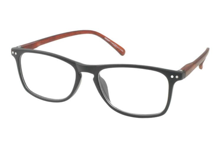 LEXXOO Reading glasses 4128B black brown sideways LEXXOO Reading glasses 4128B black brown sideways