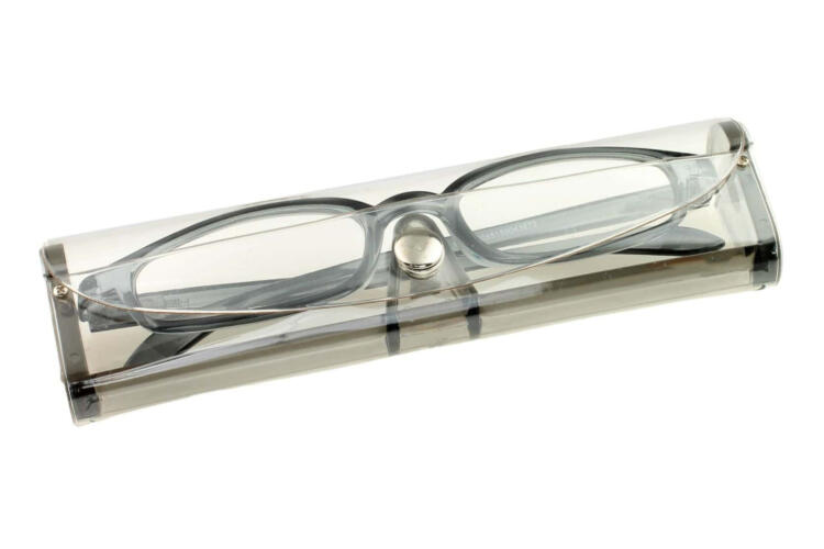 Reading-glasses-Montana-R66-grey-with-case R66 Gray