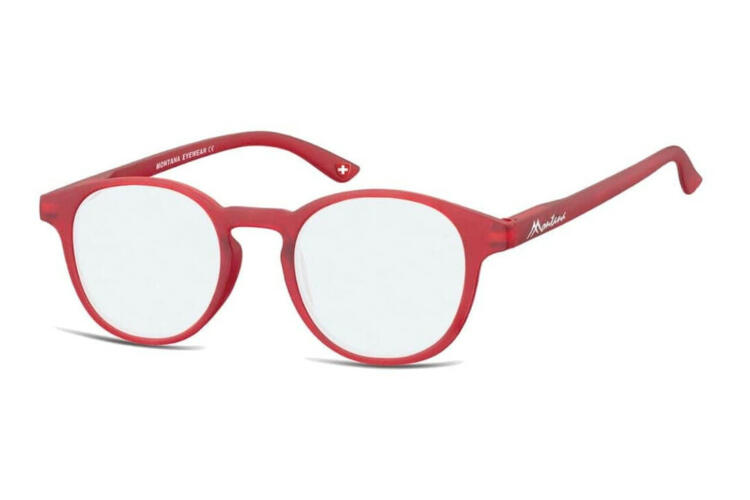Blaulichtfilter Brille Montana BLF52 rot seitlich Produktbild