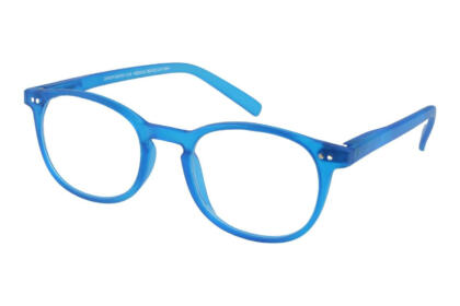 Lesebrille I Need You Junior blau seitlich