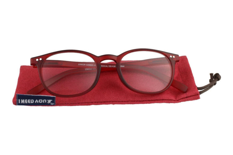Reading glasses I NEED YOU Junior red on case Reading glasses I NEED YOU Junior red on case
