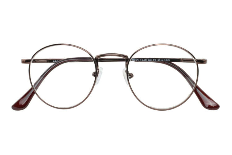 Lesebrille LEXXOO 4090A Braun geschlossen Lesebrille LEXXOO 4090A Braun geschlossen