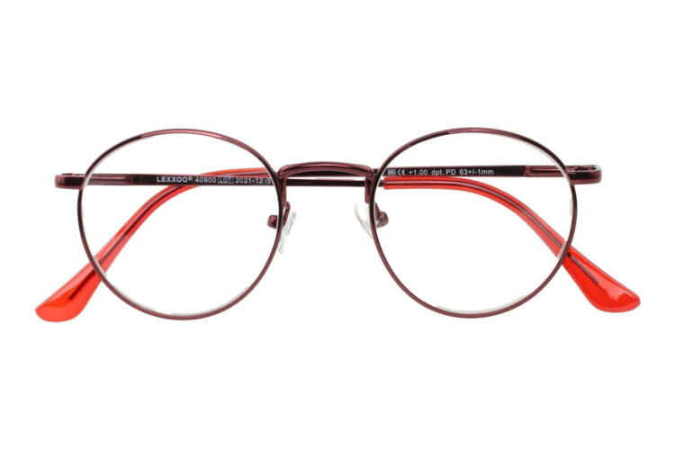Lesebrille LEXXOO 4090A Rot geschlossen Lesebrille LEXXOO 4090A Rot geschlossen
