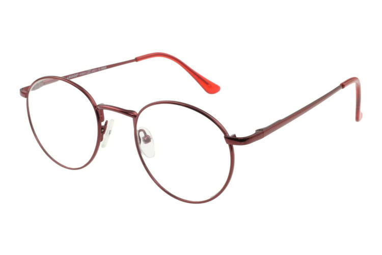 Lesebrille LEXXOO 4090A Rot seitlich Lesebrille LEXXOO 4090A Rot seitlich