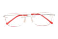 Lesebrille LEXXOO 4190 rot geschlossen