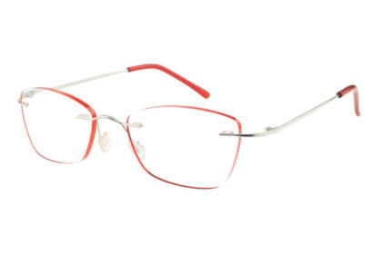 Lesebrille LEXXOO 4190 rot seitlich