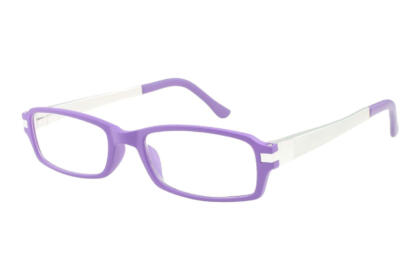 Lesebrille LEXXOO 4240 Lila Silber seitlich