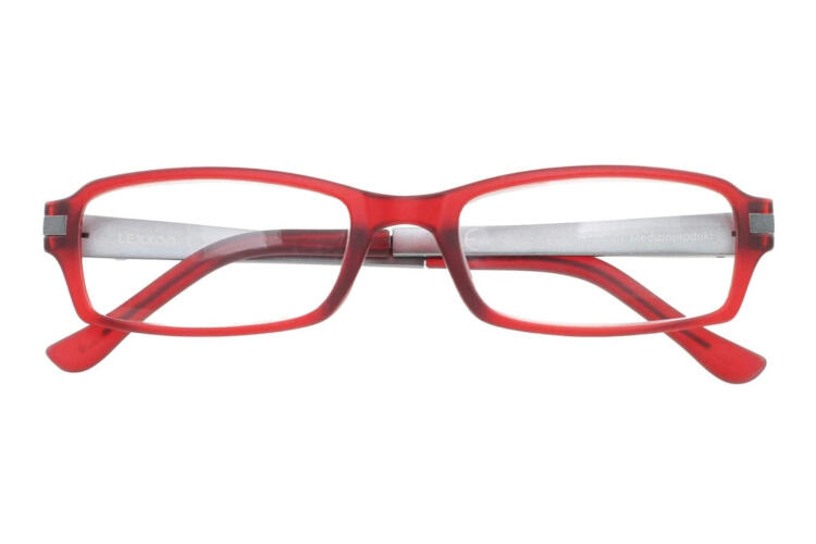 Lesebrille LEXXOO 4240 Rot Anthrazit geschlossen Lesebrille LEXXOO 4240 Rot Anthrazit geschlossen
